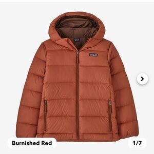 🧡 SALE! Patagonia Kids’ Hi-Loft Down Sweater Hoody Size Medium 🧡